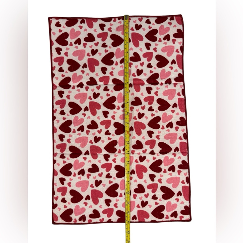 Valentine kitchen set reversible heart drying mat & be mine gnome spoon rest - Picture 8 of 9